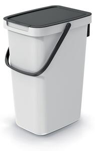 Prosperplast Odpadkový koš Select 12 L popelavě šedý/černý