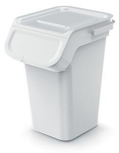 Prosperplast Odpadkový koš s filtrem KADDI 25 L popelavě šedý