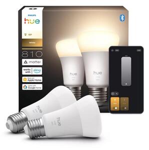 SADA 2x LED Stmívatelná žárovka Philips Hue WHITE E27/7W/230V 2700K