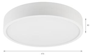 Stropní svítidlo NATURAL 5xE27/15W/230V pr. 47,5 cm borovice/bílá