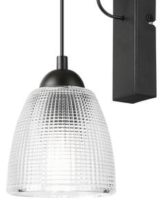 Nástěnná lampa LEANDRA 1xE27/15W/230V dub/černá