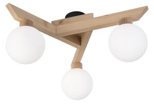 Přisazený lustr ANTONIO 3xG9/5W/230V dub/bílá