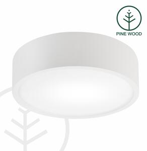Stropní svítidlo NATURAL 1xE27/15W/230V pr. 27,5 cm borovice/bílá