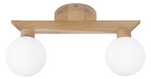 Přisazený lustr ANTONIO 2xG9/5W/230V dub/bílá