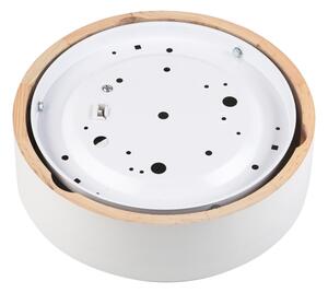 Stropní svítidlo NATURAL 1xE27/15W/230V pr. 27,5 cm borovice/bílá