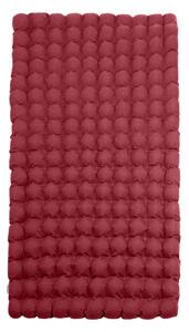 Červená relaxační masážní matrace Linda Vrňáková Bubbles, 110 x 200 cm