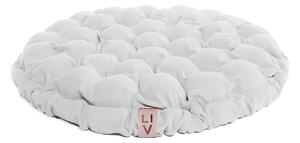 LIV Design Kulatý sedací polštář BLOOM s masážními míčky Zvolte barvu: Bílá, Rozměr: průměr 65 cm