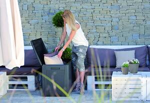 Prosperplast Zahradní box RATANO 119 cm - 310 L antracit