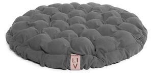 LIV Design Kulatý sedací polštář BLOOM s masážními míčky Zvolte barvu: Bílá, Rozměr: průměr 65 cm