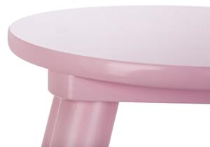 Atmosphera dřevěná dětská stolička Sweet růžová