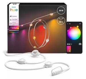 Philips - LED RGBW Stmívatelný venkovní řetěz Hue FESTAVIA 32xLED 18m IP65