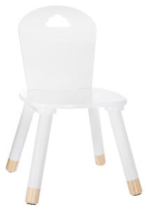 Atmosphera dětská dřevěná židle Sweet bílá