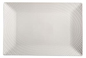 Bílý porcelánový servírovací talíř 25x36,5 cm Diamonds – Maxwell & Williams