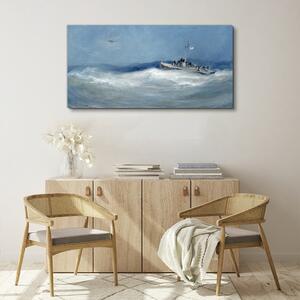 Obraz na plátně Obraz na plátně Malířství oceánu moře loď