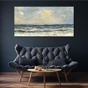 Obraz na plátně Obraz na plátně Mořské vlny Sky