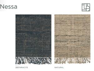 Linie Design Jutový koberec Nessa Natural, ručně tkaný Barva: Natural (přírodní), Rozměr: 140x200 cm