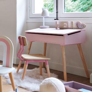 Růžový stoleček pro malé princezny