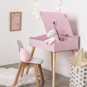 Růžový stoleček pro malé princezny