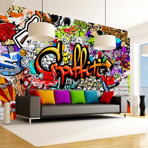 Artgeist Fototapeta - Colorful Graffiti Velikosti (šířkaxvýška): 300x210