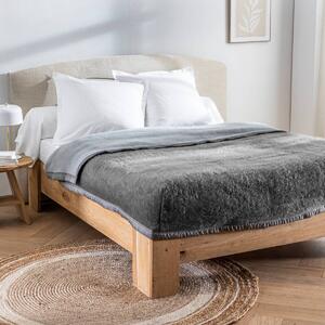 Dvoubarevná polonapínací přikrývka Courtelle 420g/m2 šedá 90x190 cm