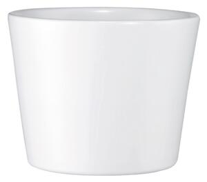 Květináč keramický 8 cm bílý Barva: Bílá