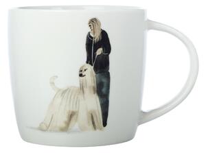 Bílý porcelánový hrnek 400 ml Best Furry Friends – Maxwell & Williams