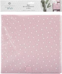Atmosphera ATM158548B dětský textilní úložný box růžový