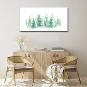 Obraz na plátně Obraz na plátně Lesy akvarel stromu