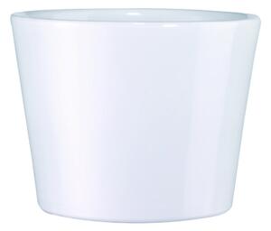 Květináč keramický 17 cm bílý Barva: Bílá