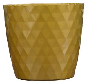 Květináč CRISTAL 12 cm zlatý