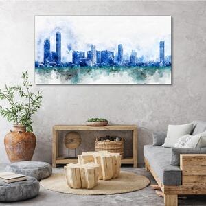 Obraz na plátně Obraz na plátně Malování městských budov