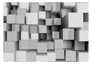 Fototapeta - 3D Geometrické puzzle 200x140 + zdarma lepidlo
