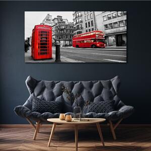 Obraz na plátně Obraz na plátně Město London Bus
