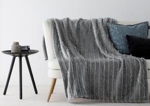 Textil Antilo Pléd Daren Grey, šedý, 150x200 cm