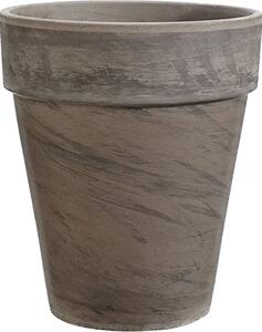 Květináč terakota basalt XL pr.26 cm, v.31 cm
