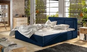 Moderní postel Bregen 180x200cm, modrá