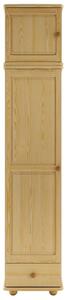 Drewmax SF125 - Skříň šatní masiv borovice (Kvalitní borovicová šatní skříň z masivu)