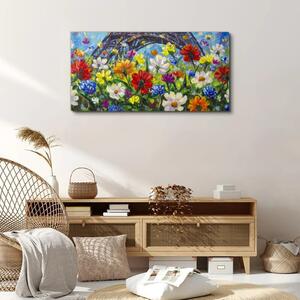 Obraz na plátně Obraz na plátně Malování květiny příroda