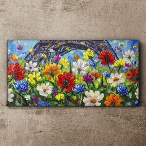 Obraz na plátně Obraz na plátně Malování květiny příroda