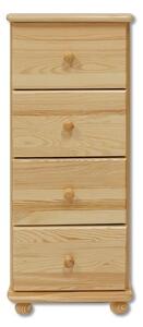 KD112 dřevěná komoda z masivní borovice Drewmax (Kvalitní nábytek z borovicového masivu)