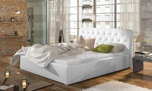 Moderní postel Marseille 200x200cm, bílá