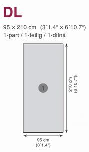 DL-058 Samolepicí fototapety na dveře Panter | 95 x 210 cm