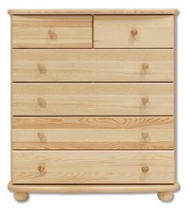 KD154 dřevěná komoda z masivní borovice Drewmax (Kvalitní nábytek z borovicového masivu)