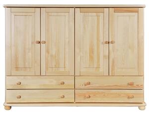 KD157 dřevěná komoda Drewmax SKLAD (Kvalitní nábytek z borovicového masivu)