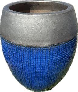 Květináč mrazuvzdorný pr.33x40 cm modrý