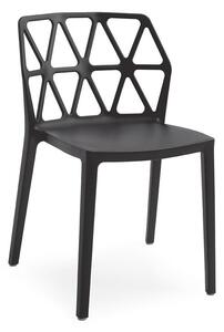 Connubia Venkovní židle Alchemia, plast, CB1056 Podnoží: materiál shodný se sedákem, Sedák: Polypropylen matný - Black (černá)