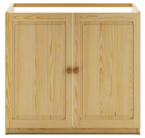 KW112 dřevěná skříňka z masivní borovice Drewmax (Kvalitní nábytek z borovicového masivu)