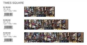 DIMEX | Fototapeta do kuchyně Times Square KI-180-040 | 180 x 60 cm | vícebarevná