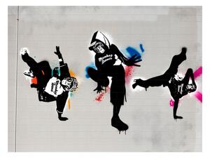 Fototapeta - Opičí tanec - street art 250x193 + zdarma lepidlo
