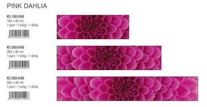 DIMEX | Fototapeta do kuchyně Růžová jiřina KI-350-049 | 350 x 60 cm | růžová